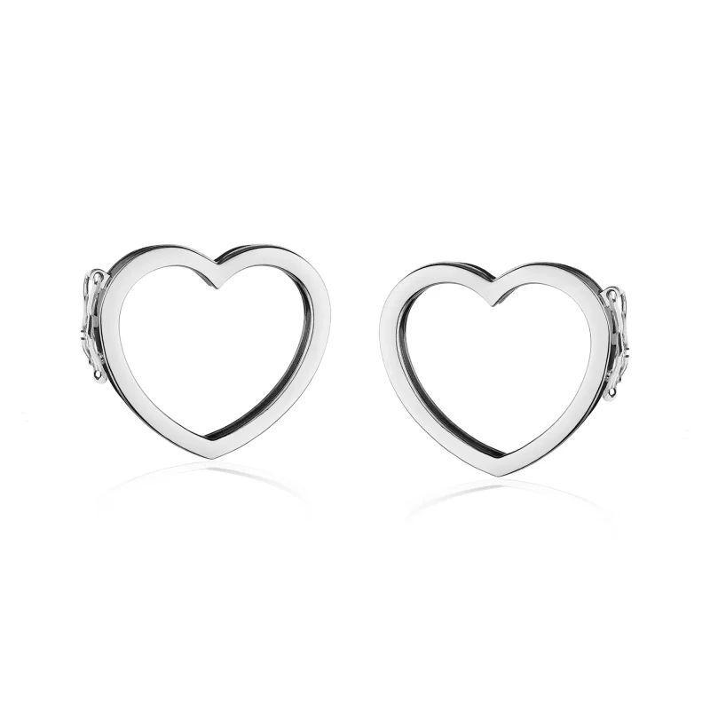 MOODSWINGS- CuoreEarringsAG-S1 Cuore Earrings color Argento