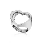 Cuore Ring color argento