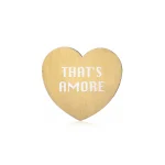 Targhetta That's Amore color oro