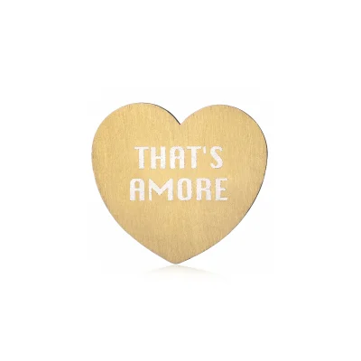 MOODSWINGS- That'sAmore-S Targhetta That's Amore color oro