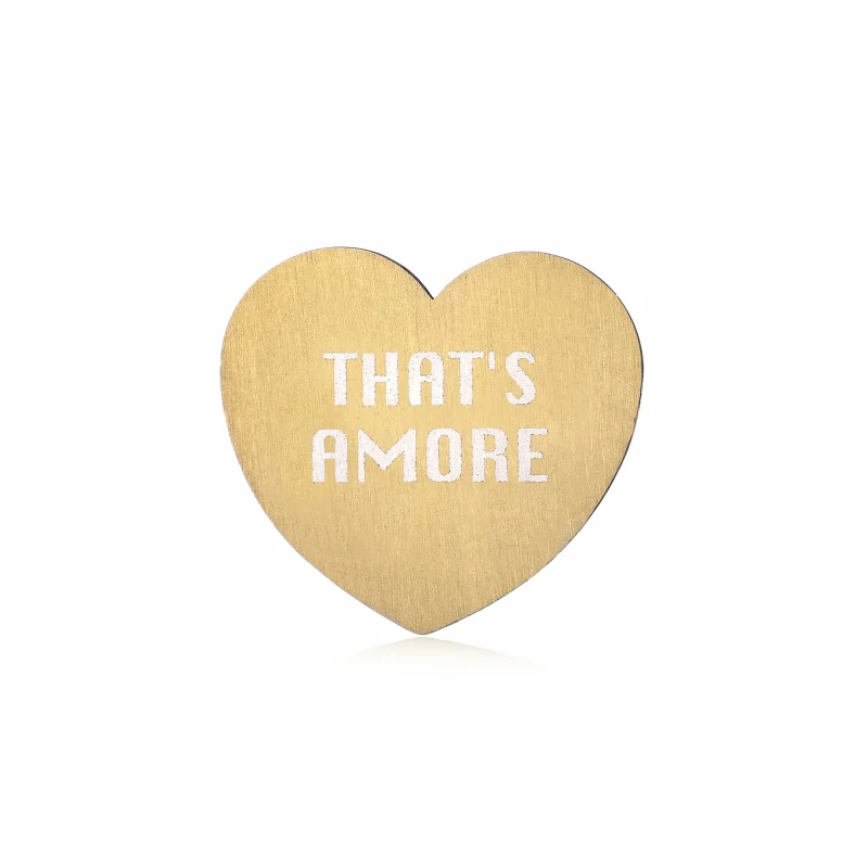 MOODSWINGS- That'sAmore-S Targhetta That's Amore color oro
