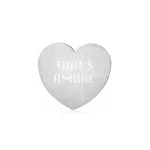 Targhetta That's Amore color argento